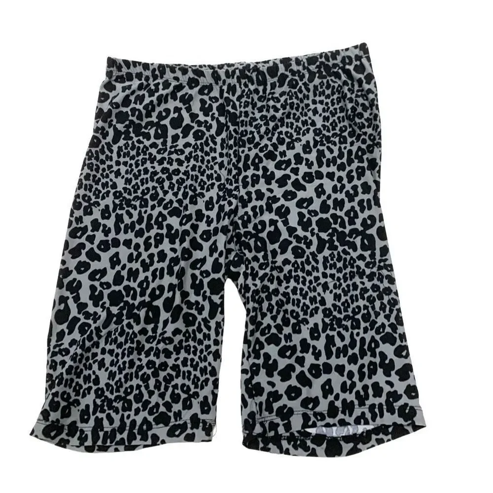 Cheetah Print Biker Shorts